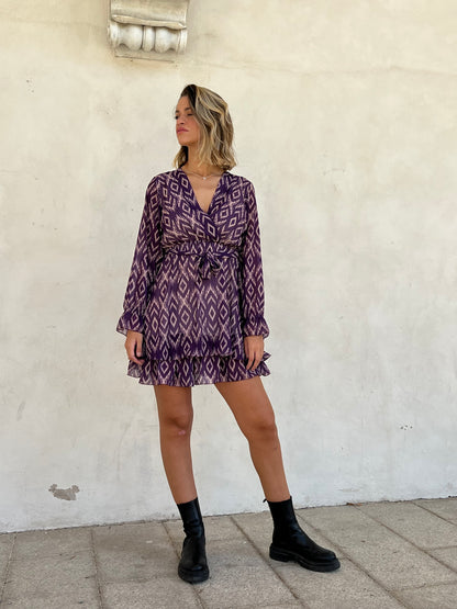 Mini dress VANIA var.Viola
