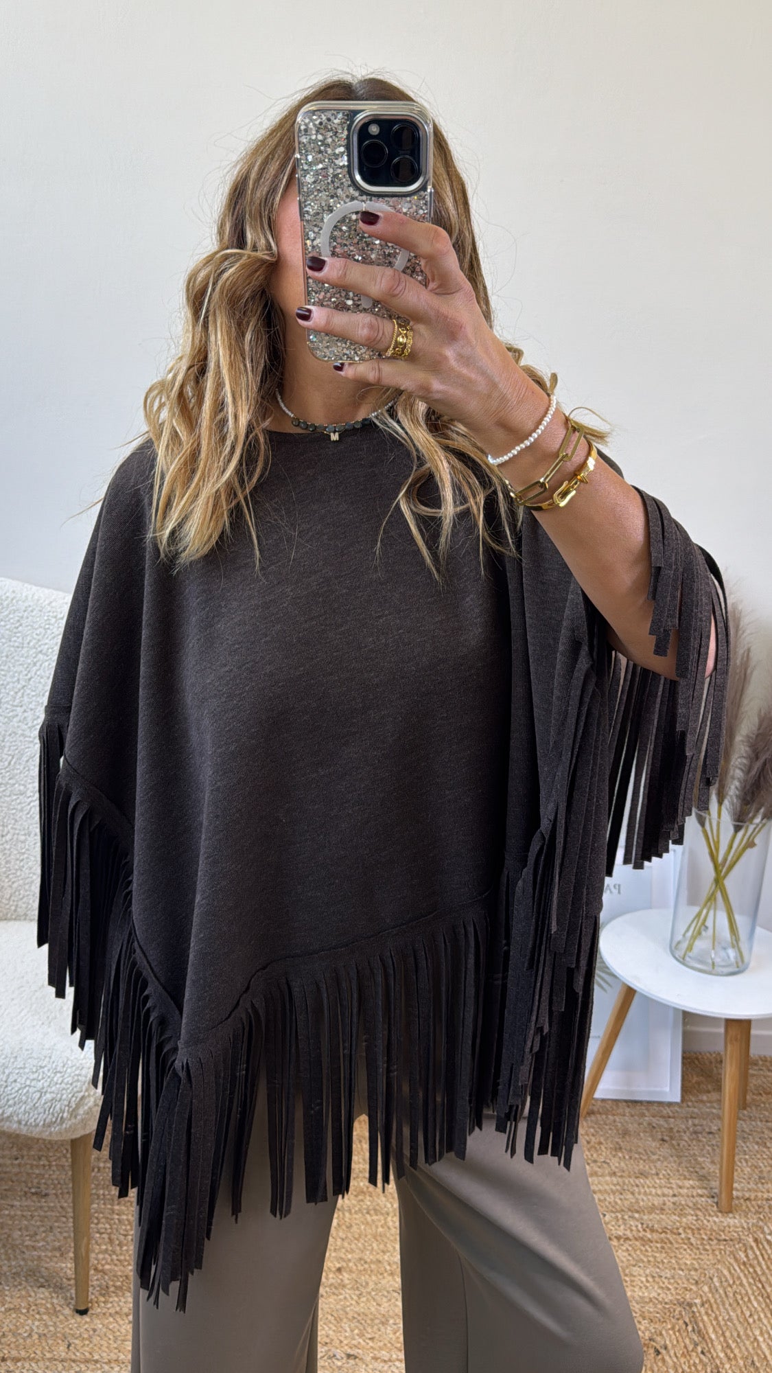 PONCHO FRANGE TESTA DI MORO