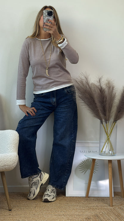 PULL GIROCOLLO TORTORA
