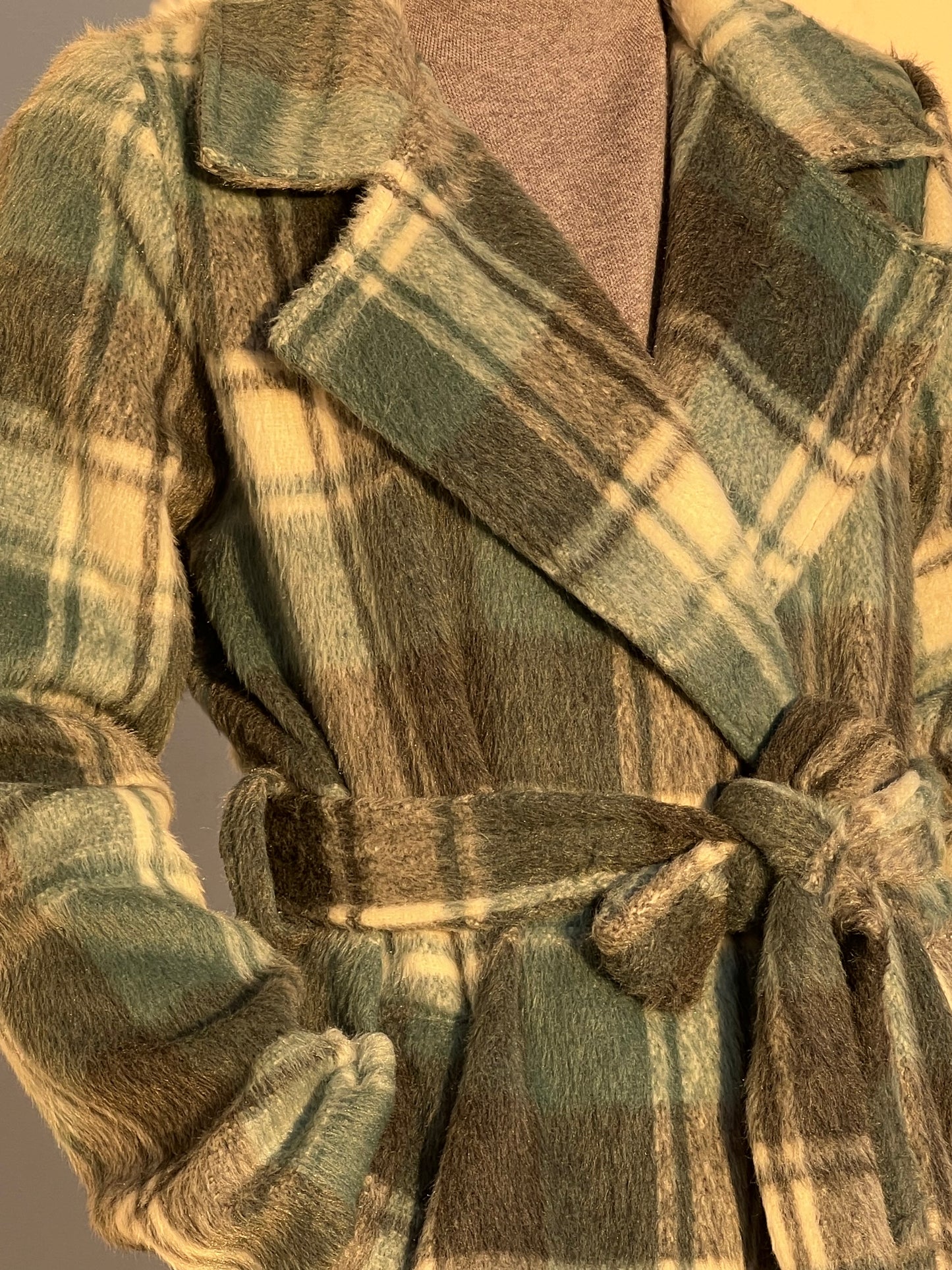 BOVARY CAPPOTTO FANTASIA TARTAN GRIGIO & OTTANIO