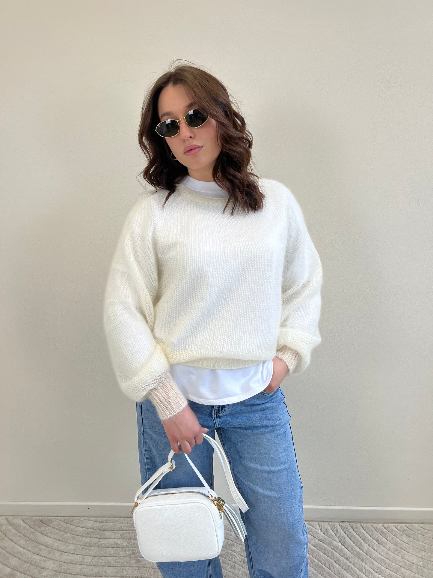 PATTY MAGLIONE GIROCOLLO SUPER KID MOHAIR BURRO