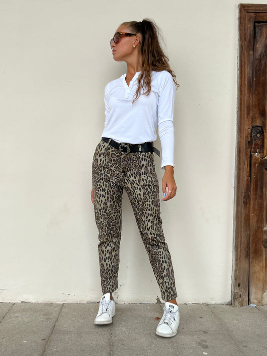 DIANDRA PANTALONI STAMPA MACULA taglia L