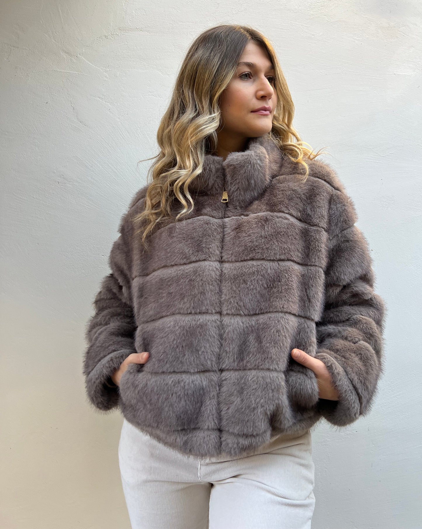 DEVA GIUBBINO ECO PELLICCIA