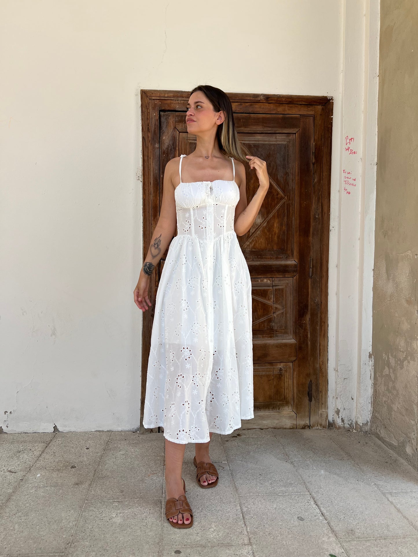 ABITO STINTINO BIANCO
