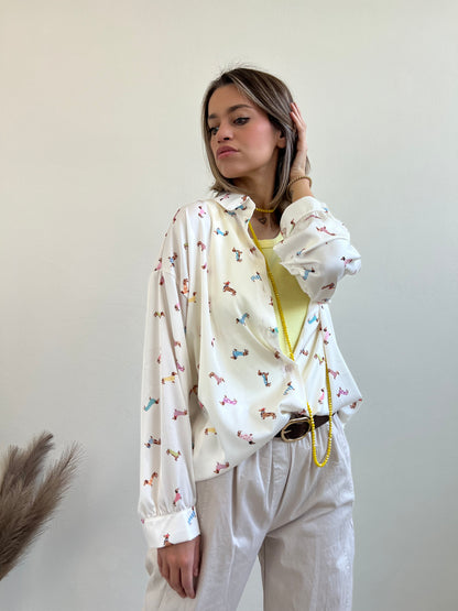 CAMICIA BASSOTTI PANNA