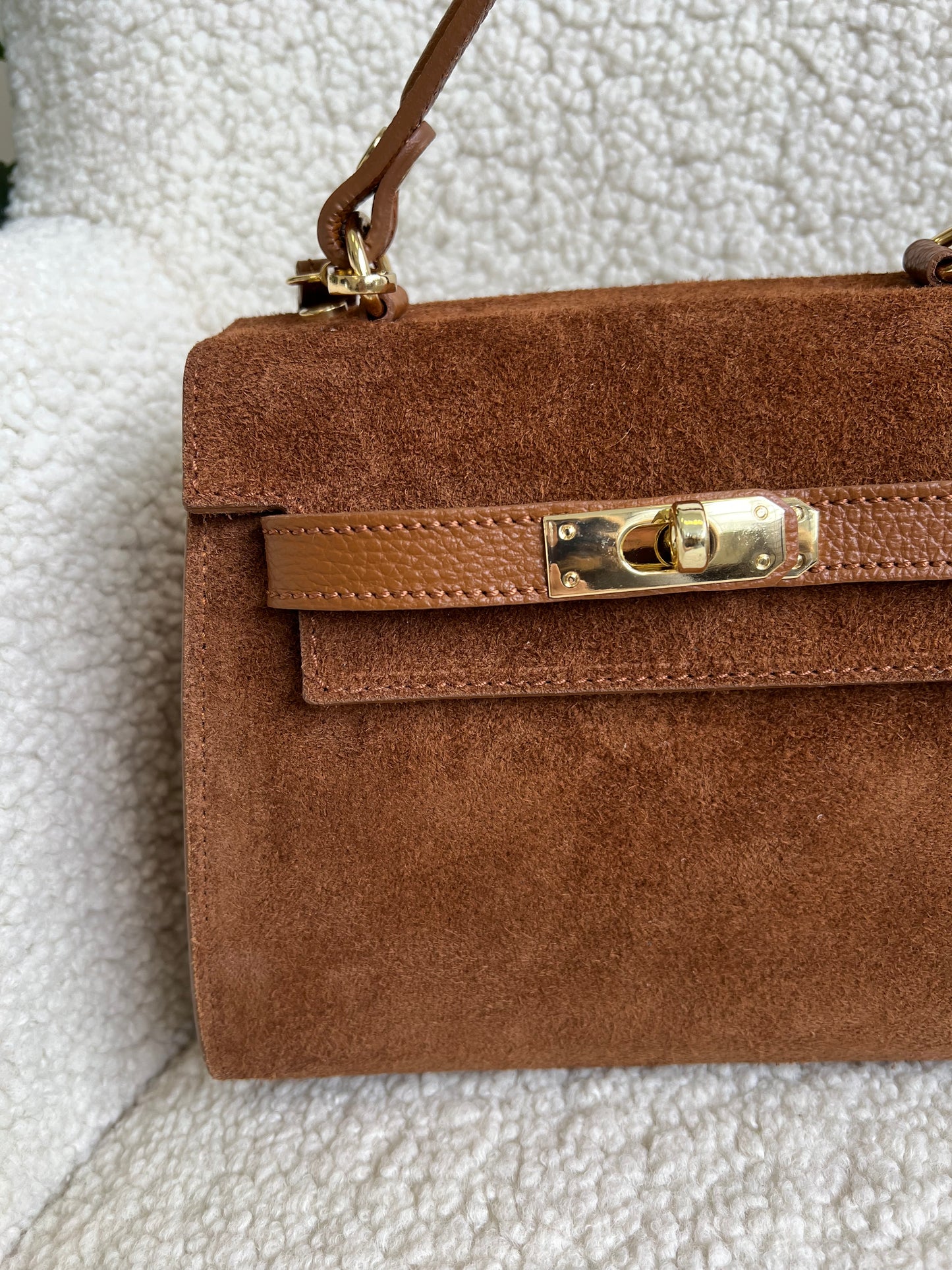 ZELDA BORSA SCAMOSCIATA