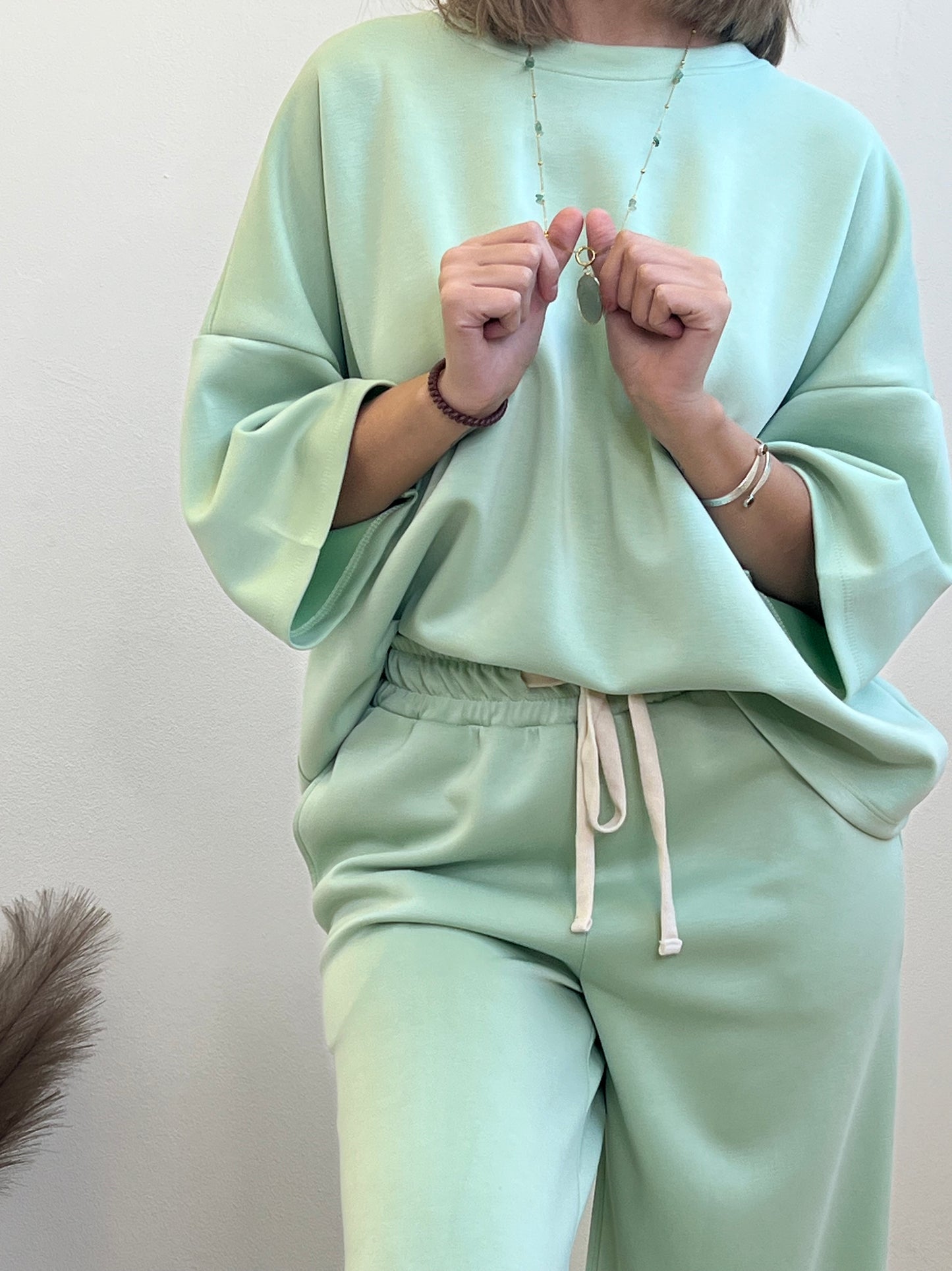 PANTALONE SOFT TOUCH EMILIE VERDINO