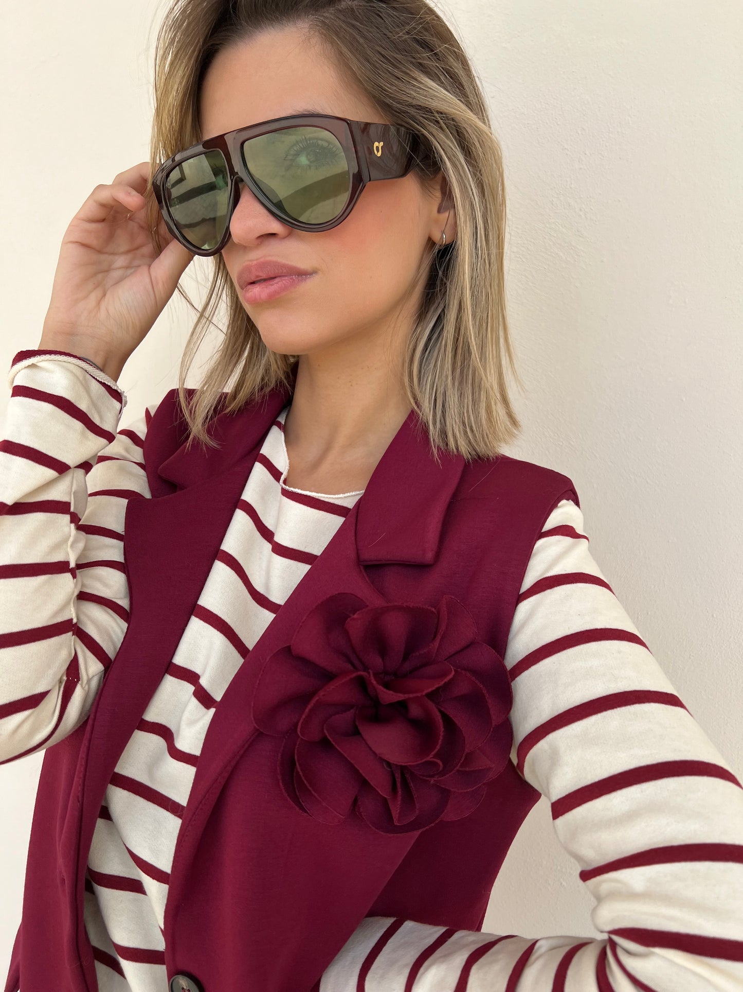 JIL GILET VAR. BORGOGNA