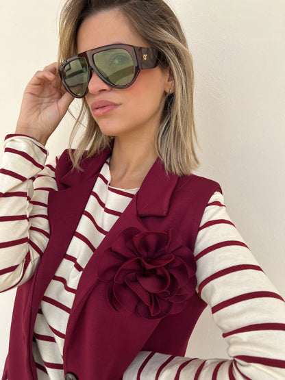 JIL GILET VAR. BORGOGNA