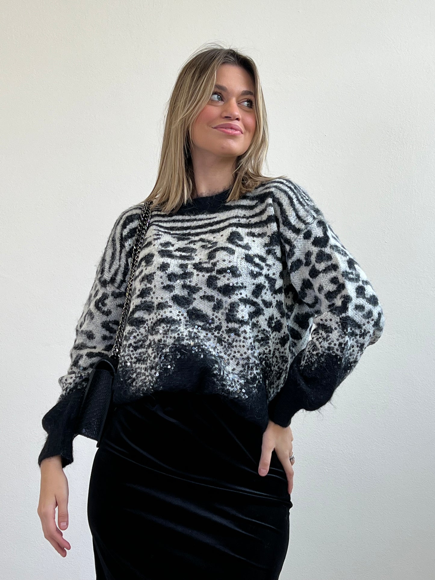 HERITAGE PULL MACULA & PAILLETTES