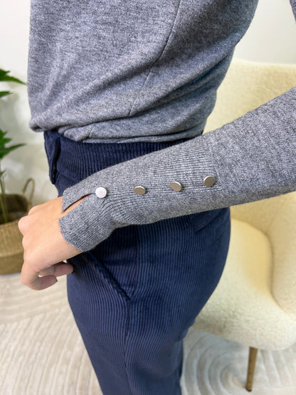 GRETA PULL DOLCEVITA  GREY