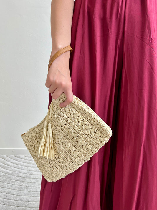 POCHETTE RAFIA
