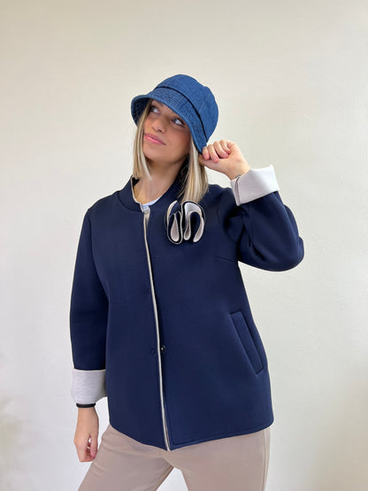 CAPPELLO PESCATORA BLU DENIM