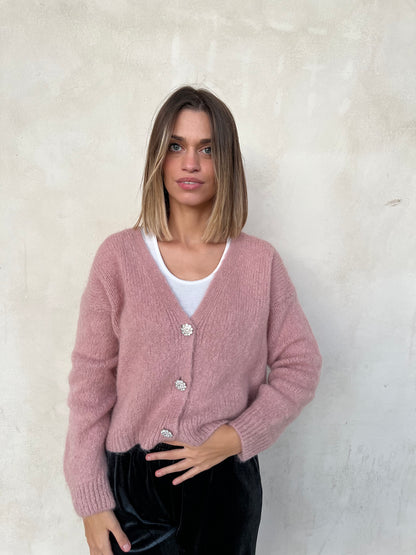 CLIO CARDIGAN BLUSH