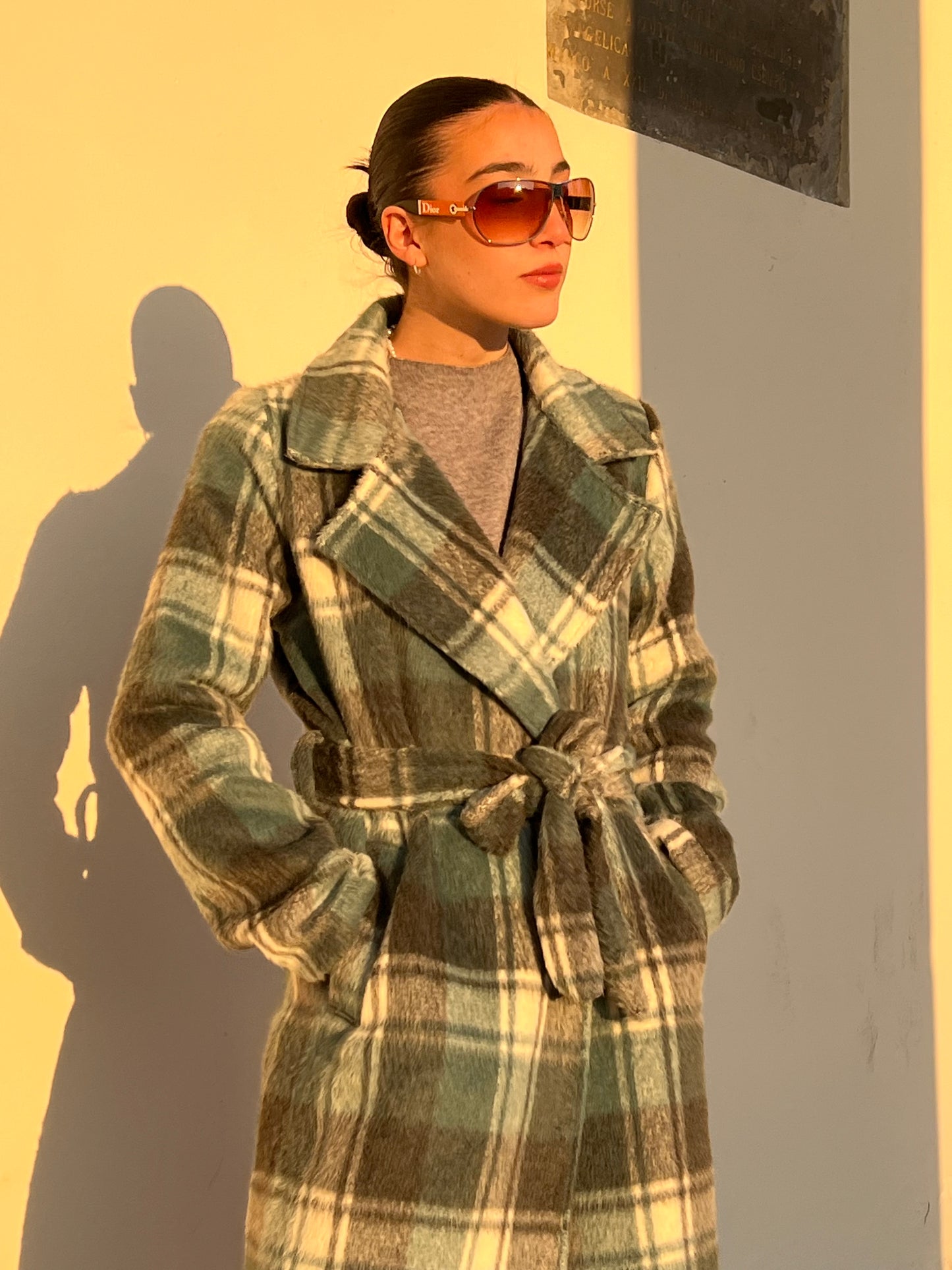 BOVARY CAPPOTTO FANTASIA TARTAN GRIGIO & OTTANIO
