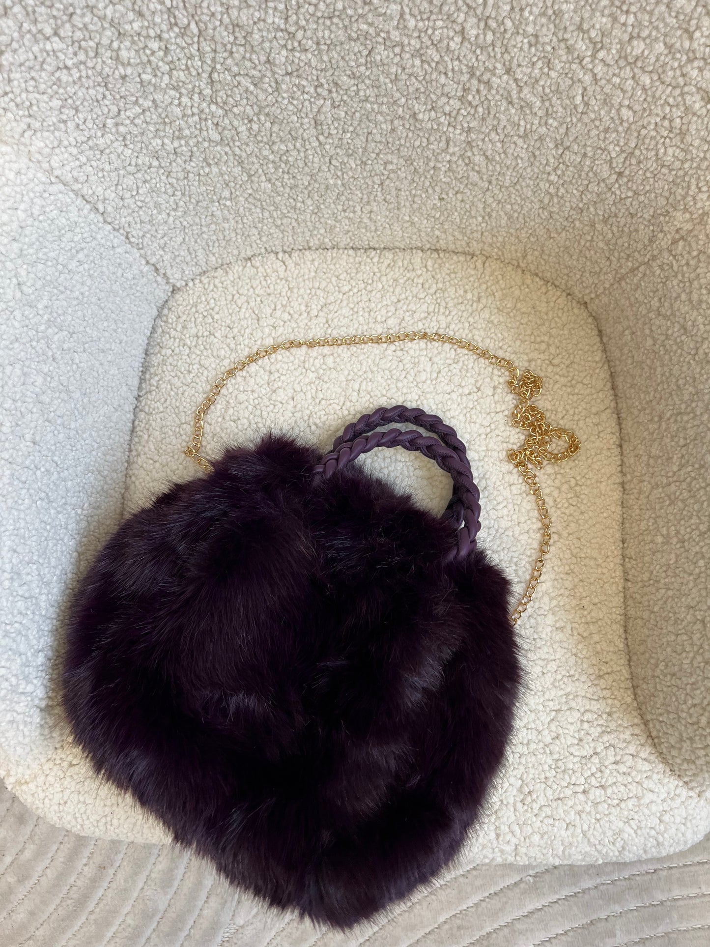 VIOLET BORSA ECO - FUR VIOLA