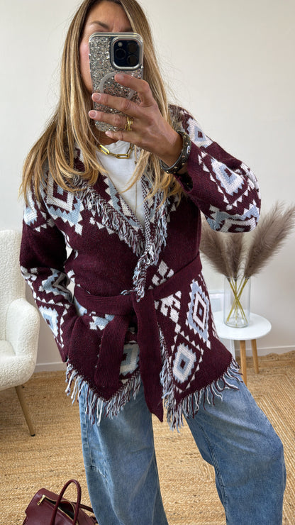 KLIMT CARDIGAN PRUGNA