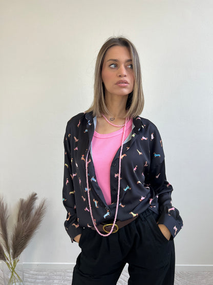 COLLANA LUNGA ROSA
