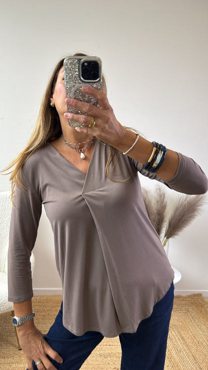 T.SHIRT SFONDO PIEGA FANGO