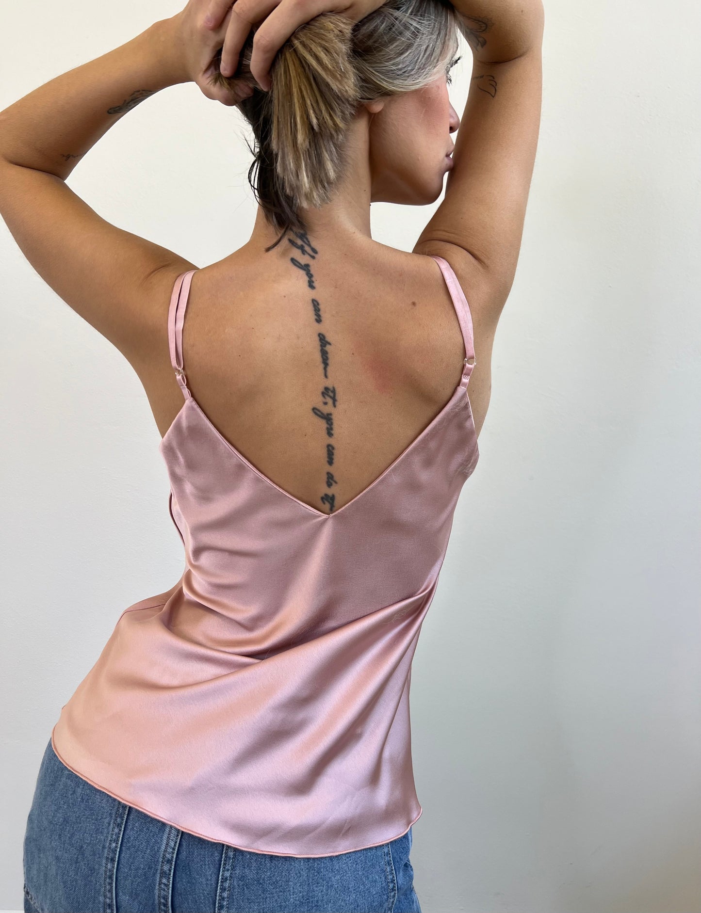 TOP SATIN NUDE