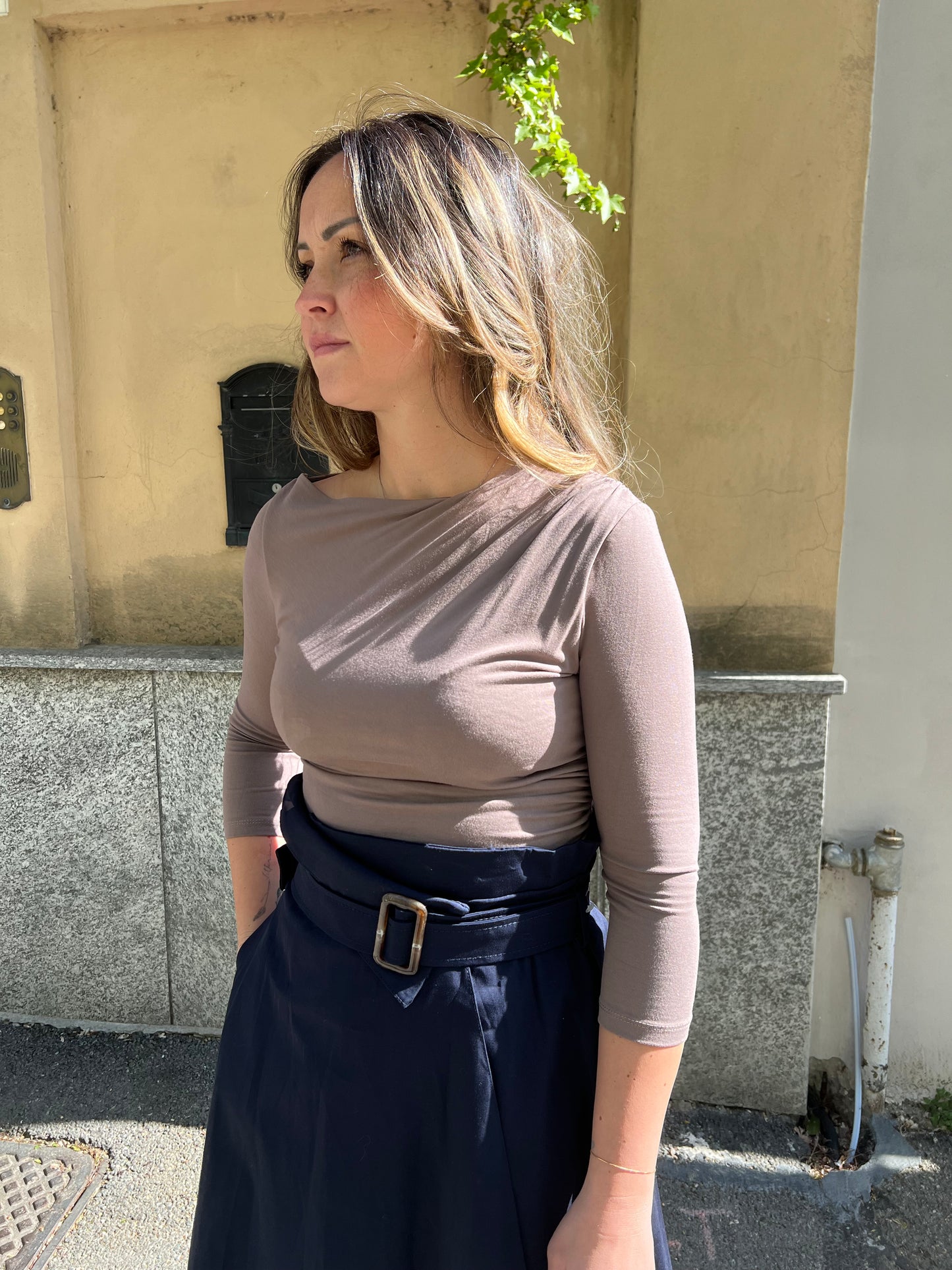 MARICA GONNA A PORTAFOGLIO BLU
