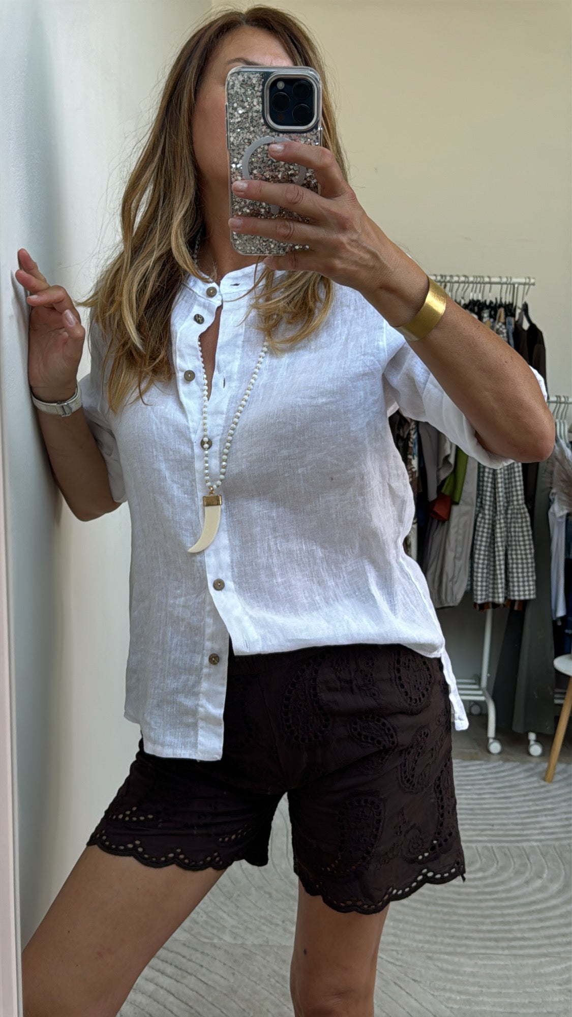 SHORT SANGALLO CIOCCOLATO