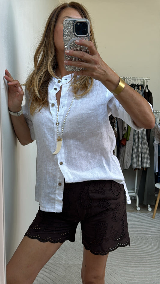 SHORT SANGALLO CIOCCOLATO