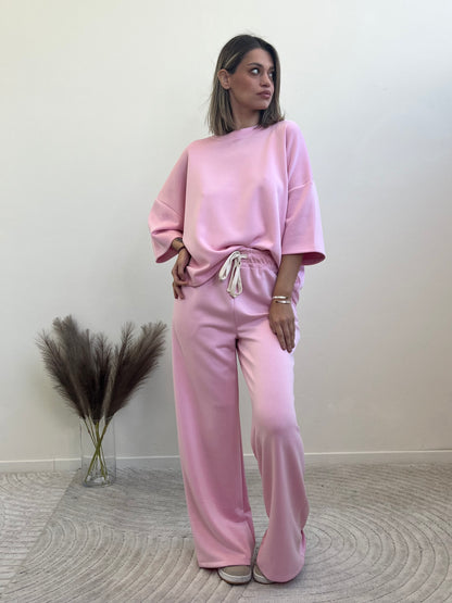 PANTALONE SOFT TOUCH EMILIE ROSA BUBBLE