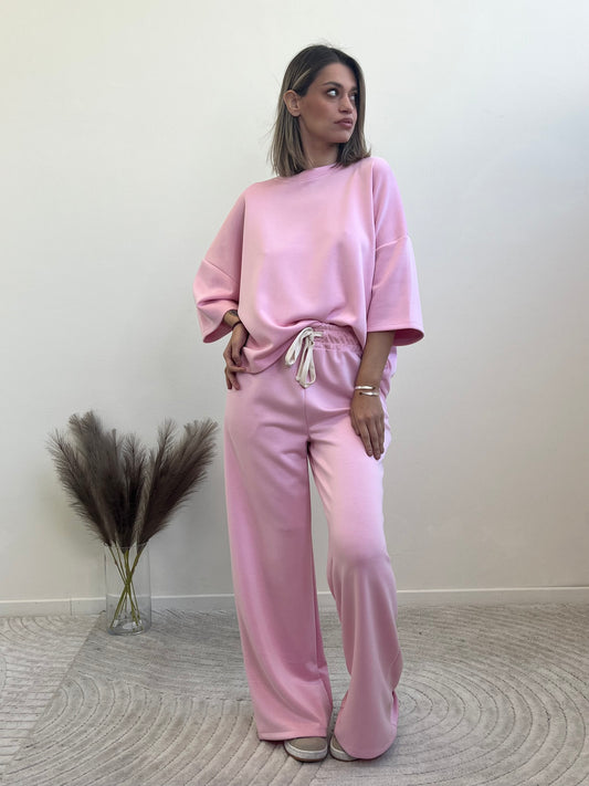 PANTALONE SOFT TOUCH EMILIE ROSA BUBBLE