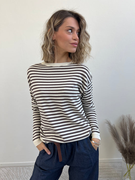 LOU MAGLIA RIGA CACAO & PANNA