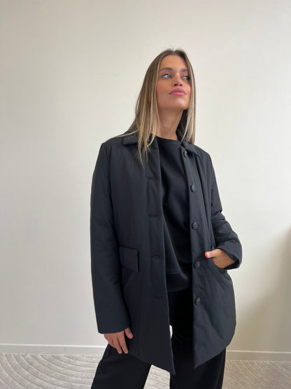 GIACCA 100 GRAMMI A 3/4  NERO TAGLIA L