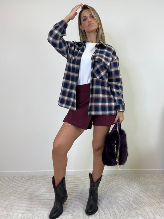 SHORT A PORTAFOGLIO BORDEAUX TAGLIA M