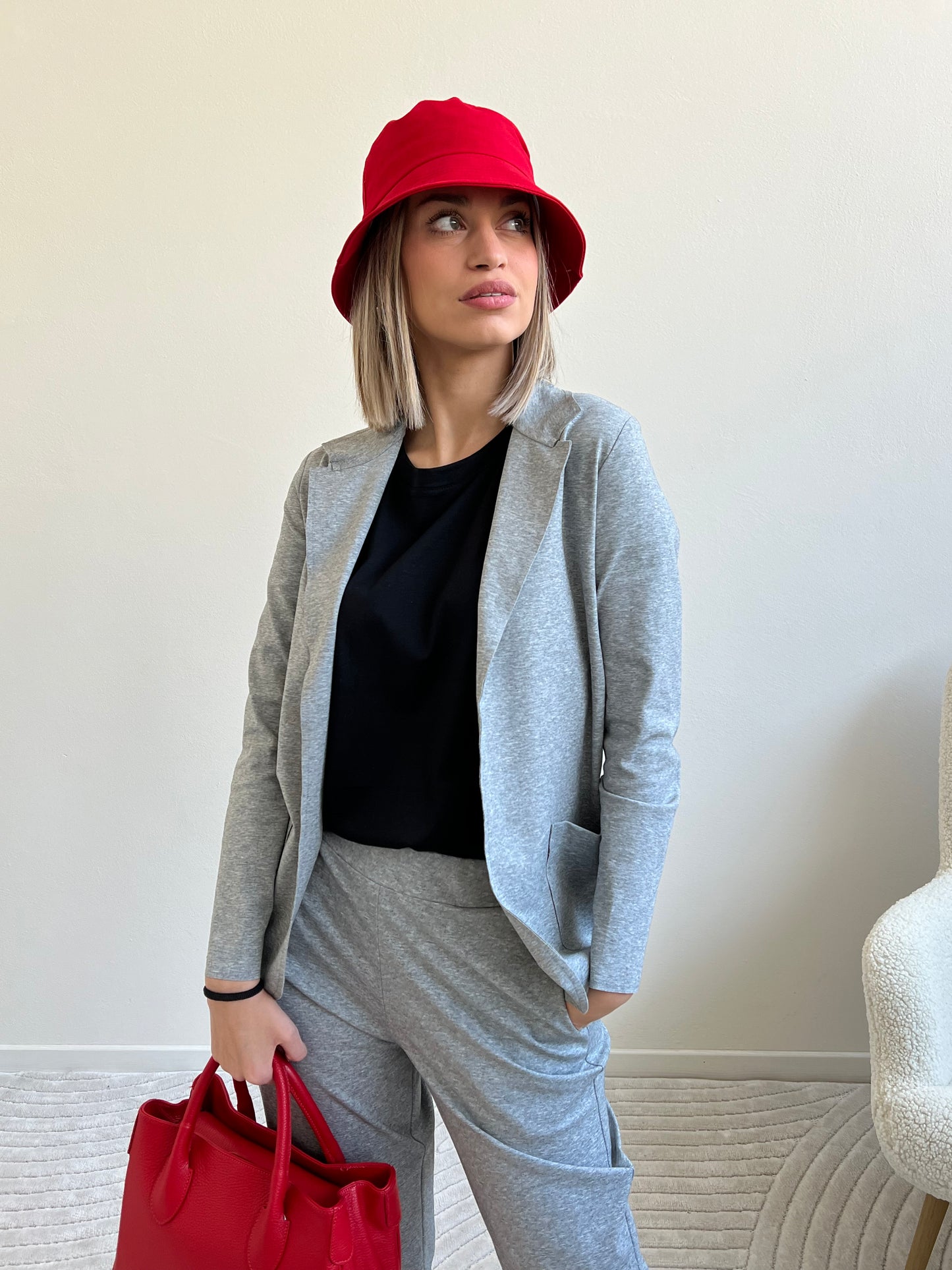 LENNY TAILLEUR GRIGIO TAGLIA S