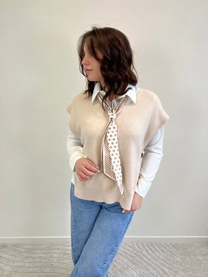 ABBY CAMICIA CON FOULARD