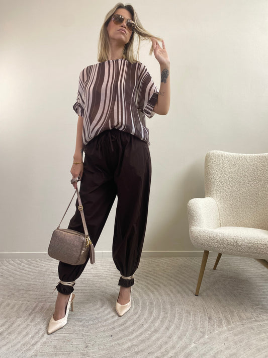 PANTALONE ALADINO CIOCCOLATO