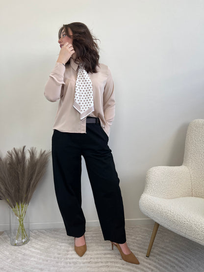 ABBY CAMICIA CON FOULARD/CRAVATTA