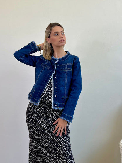 GIACCA DENIM STRETCH taglia S