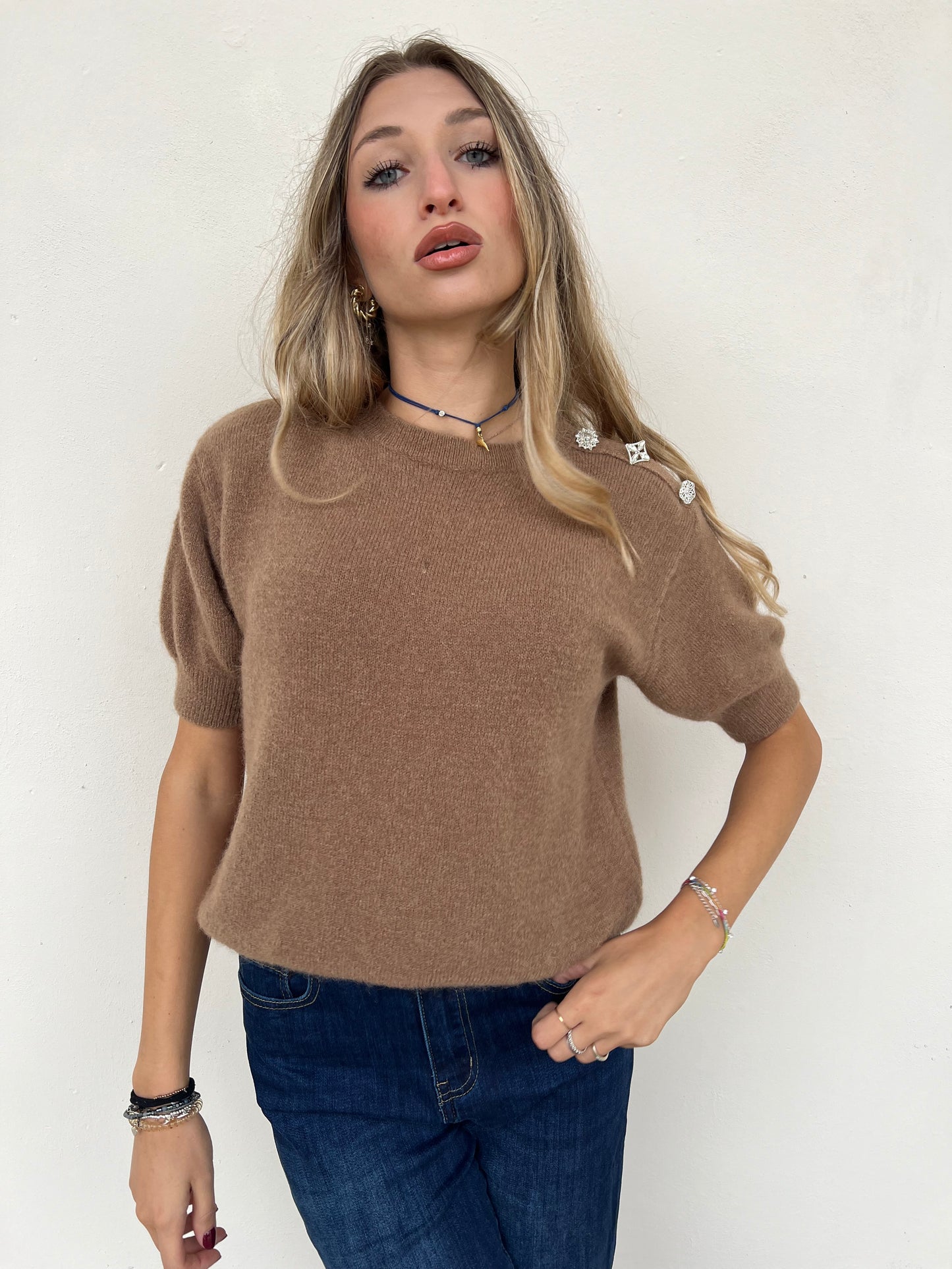 KIKI PULLOVER VAR. CAMEL
