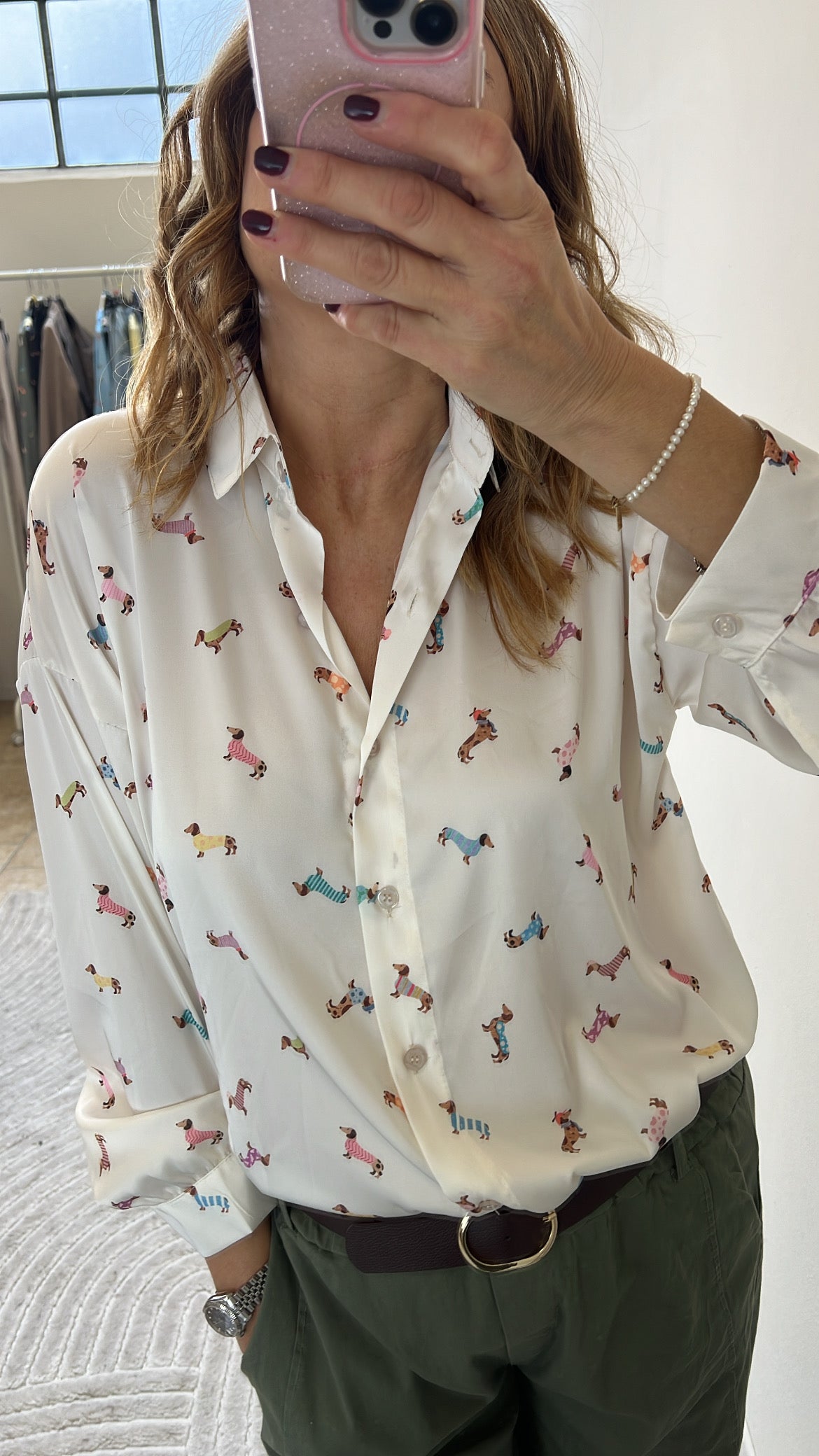 CAMICIA BASSOTTI PANNA