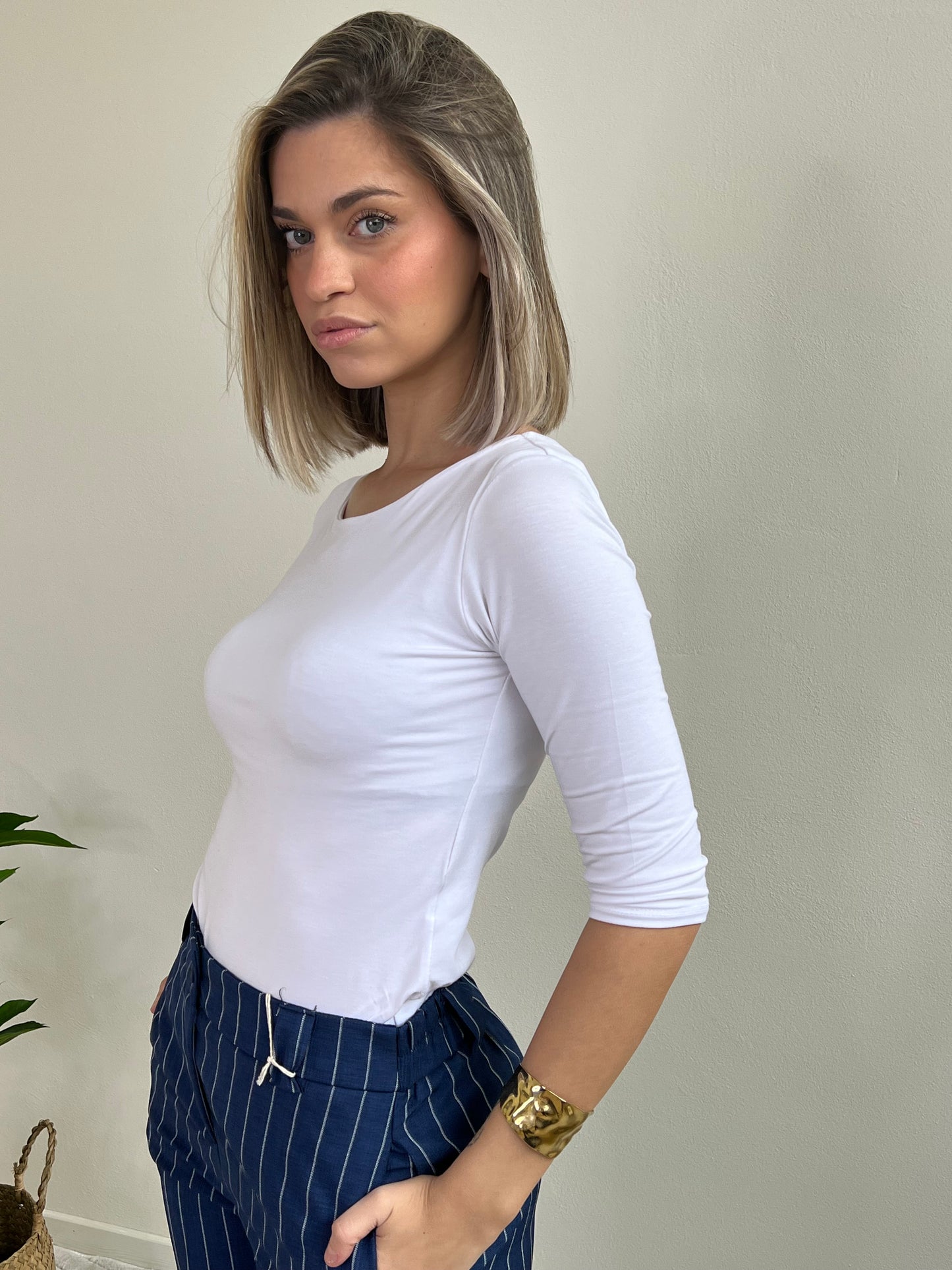 MAGLIETTINA STRETCH MANICA 3/4