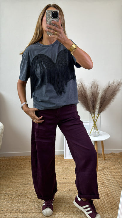 T.SHIRT FRANGIE ANTRACITE