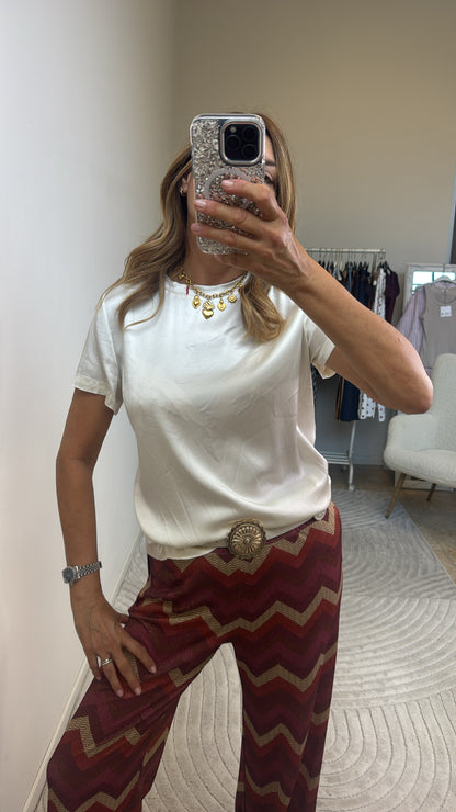 BLUSA SATIN CHAMPAGNE
