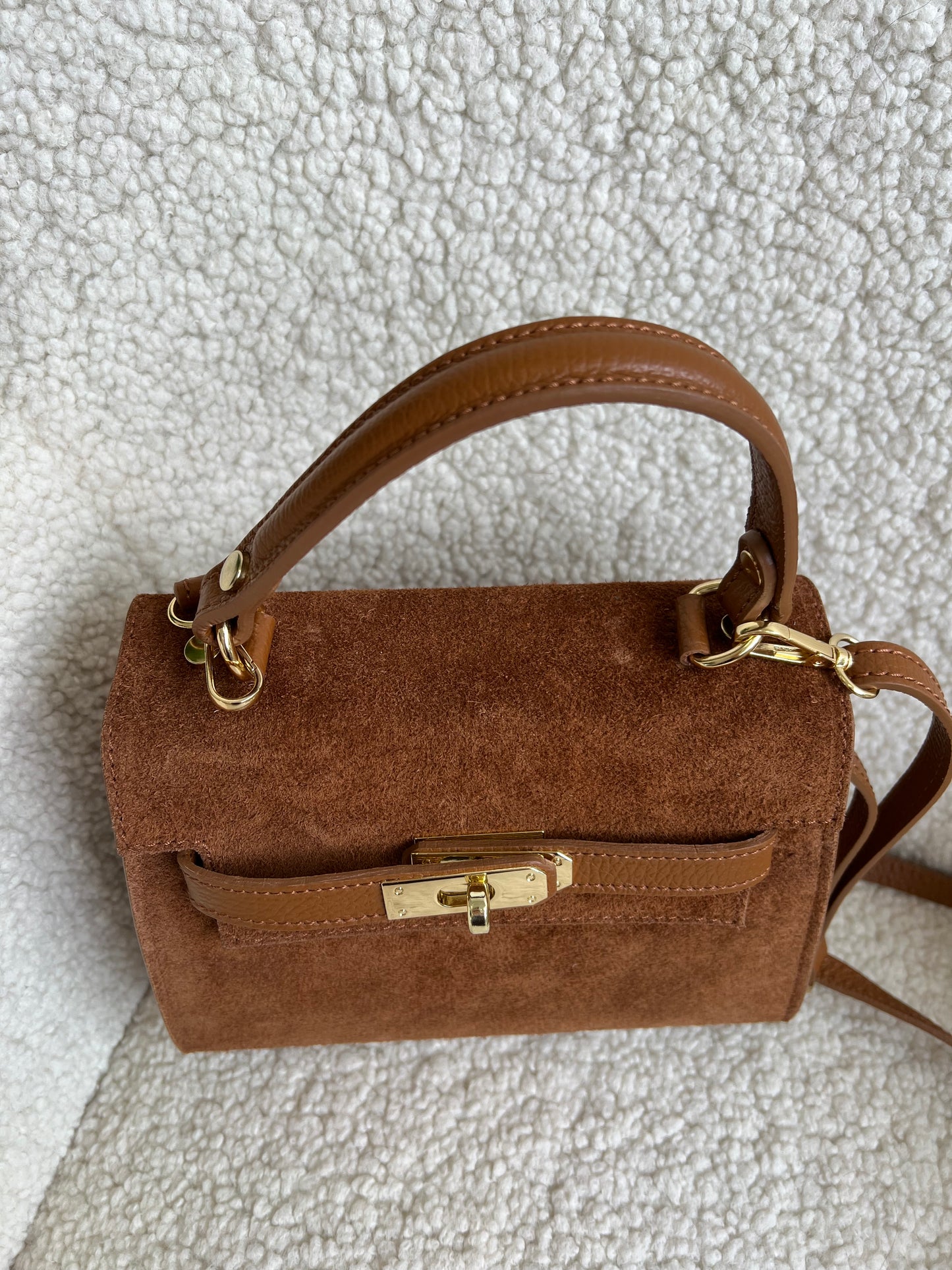ZELDA BORSA SCAMOSCIATA