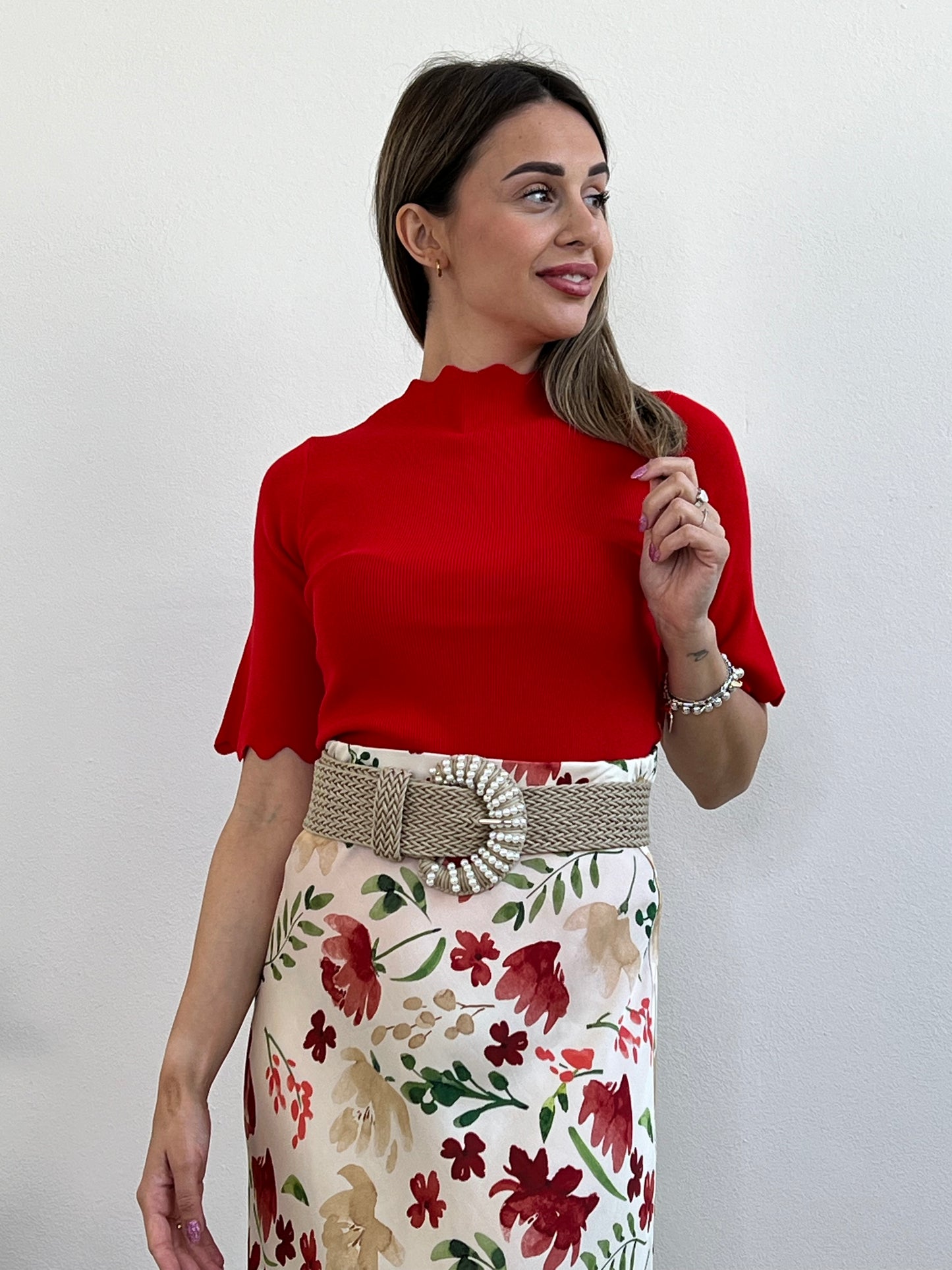 MIETTA PULL SMERLATO GERANIO