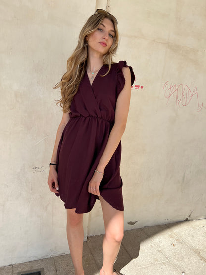 RACHELE MINI DRESS VAR.PRUGNA