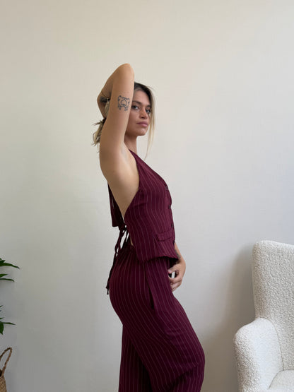 COORDINATO  VANITY BORDEAUX GESSATO