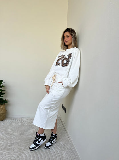 JANA SET IN FELPA GARZATA BIANCO