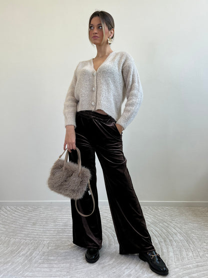 CLIO CARDIGAN MOHAIR BURRO