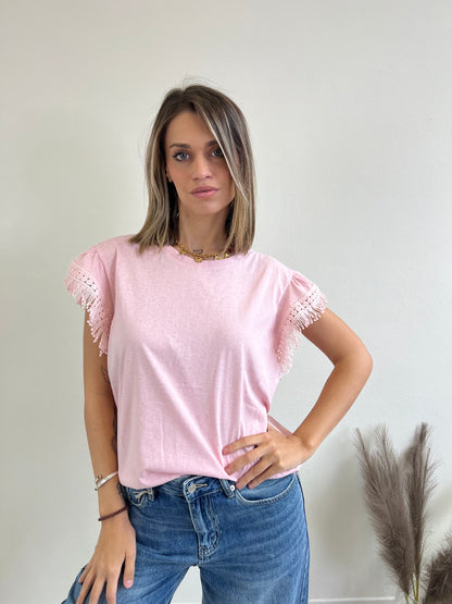 T.shirt YLENIA ROSA TAGLIA L/XL