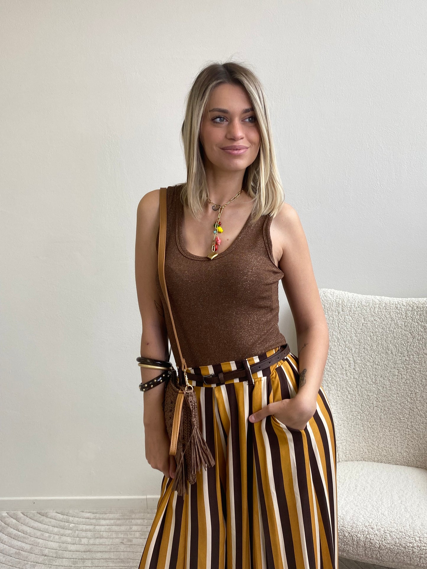 CANOTTA CIOCCOLATO LUREX